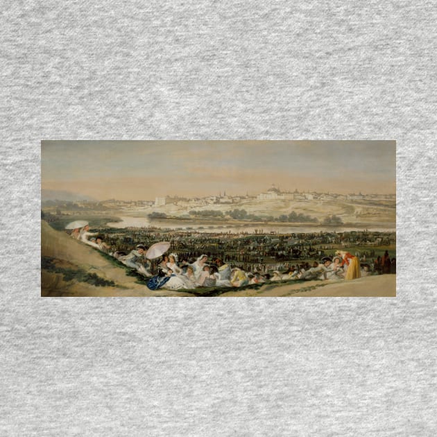 The Meadow of San Isidro by Francisco Goya by Classic Art Stall